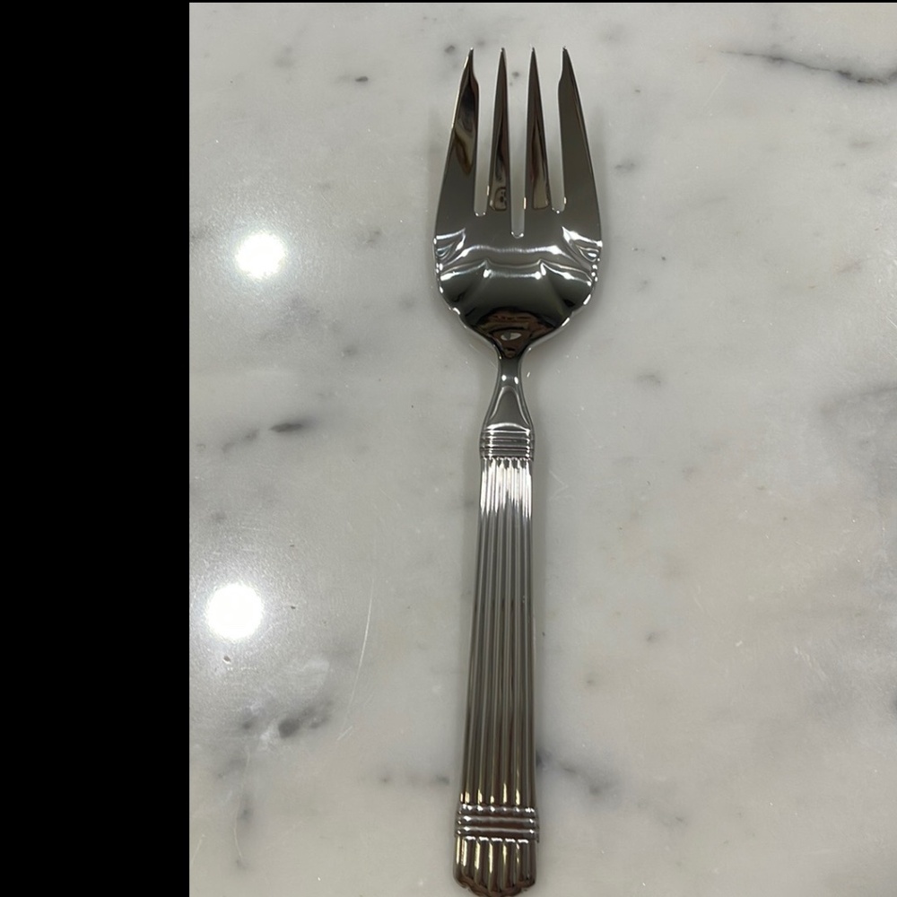 Retroneu Eprit Elegant Silver Serving Fork NWT